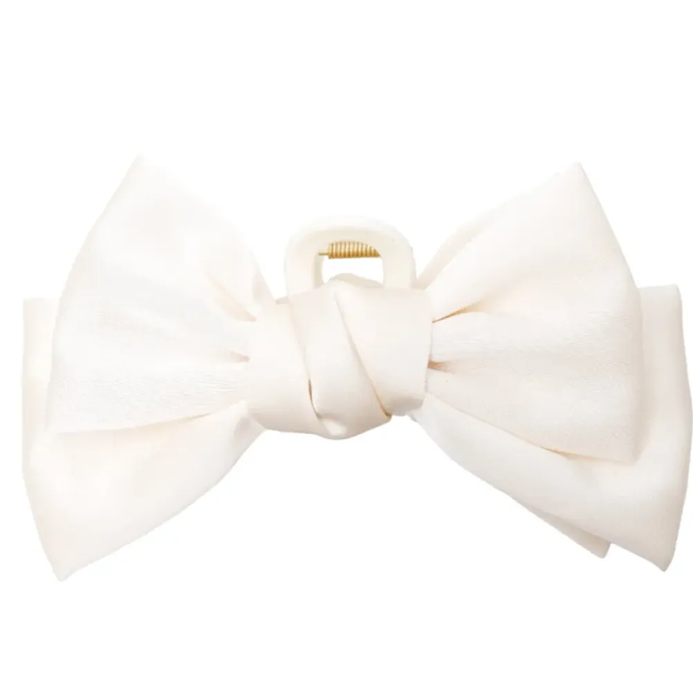 BLACK COLOUR Bcannica Big Bow Hair Claw Creme