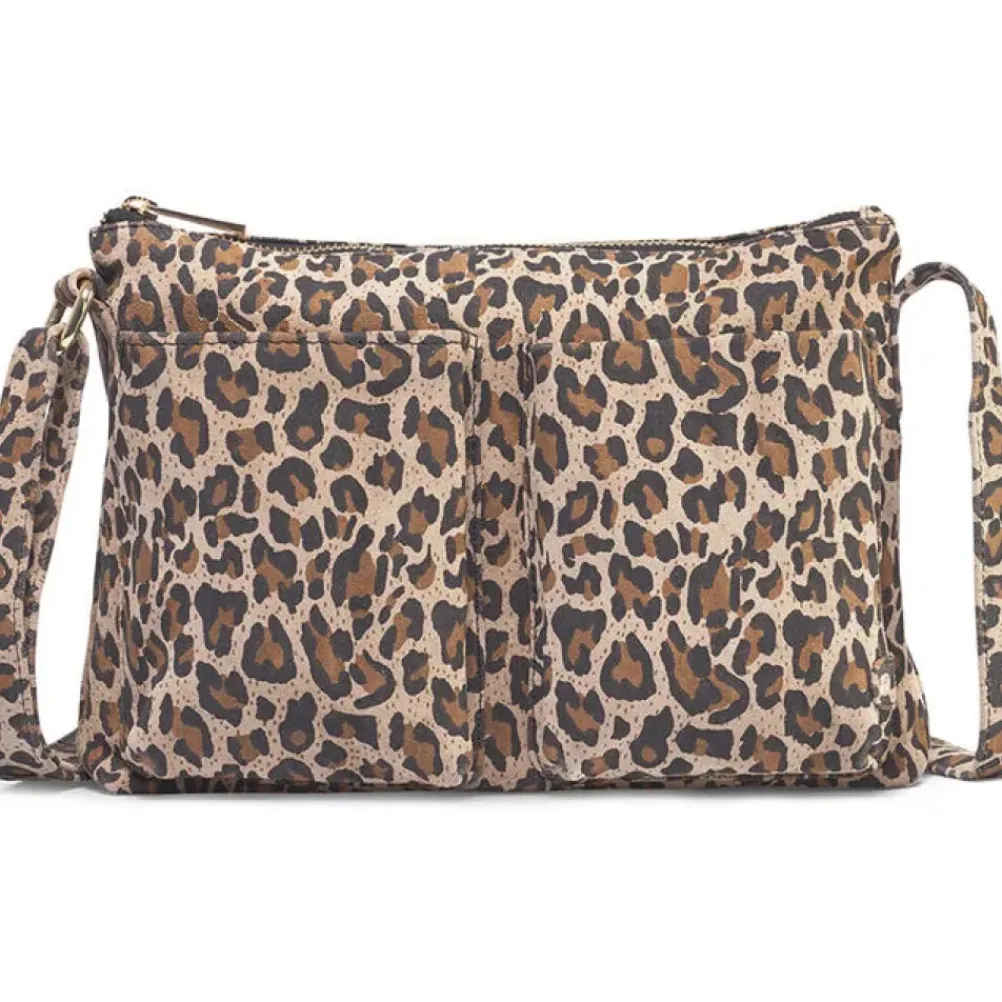 DEPECHE Lædertaske 16200 Leopard