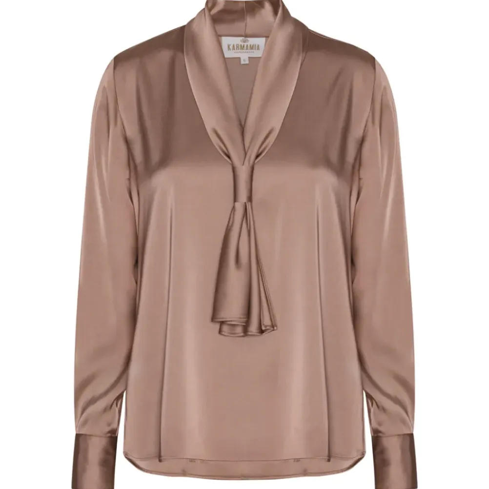 KARMAMIA Jules Blouse Semi Rich Tan