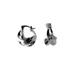 PICO COPENHAGEN Afrika Petite Hoops (guld/sølv)
