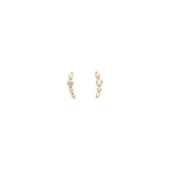 PICO COPENHAGEN Starfall Crystal Studs