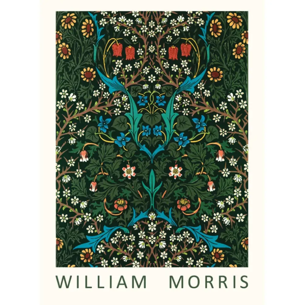Plakat William Morris Blackthorn 50x70 cm.