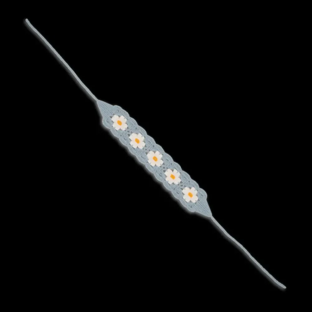 SUI AVA Bohemian Headband White Sunflower