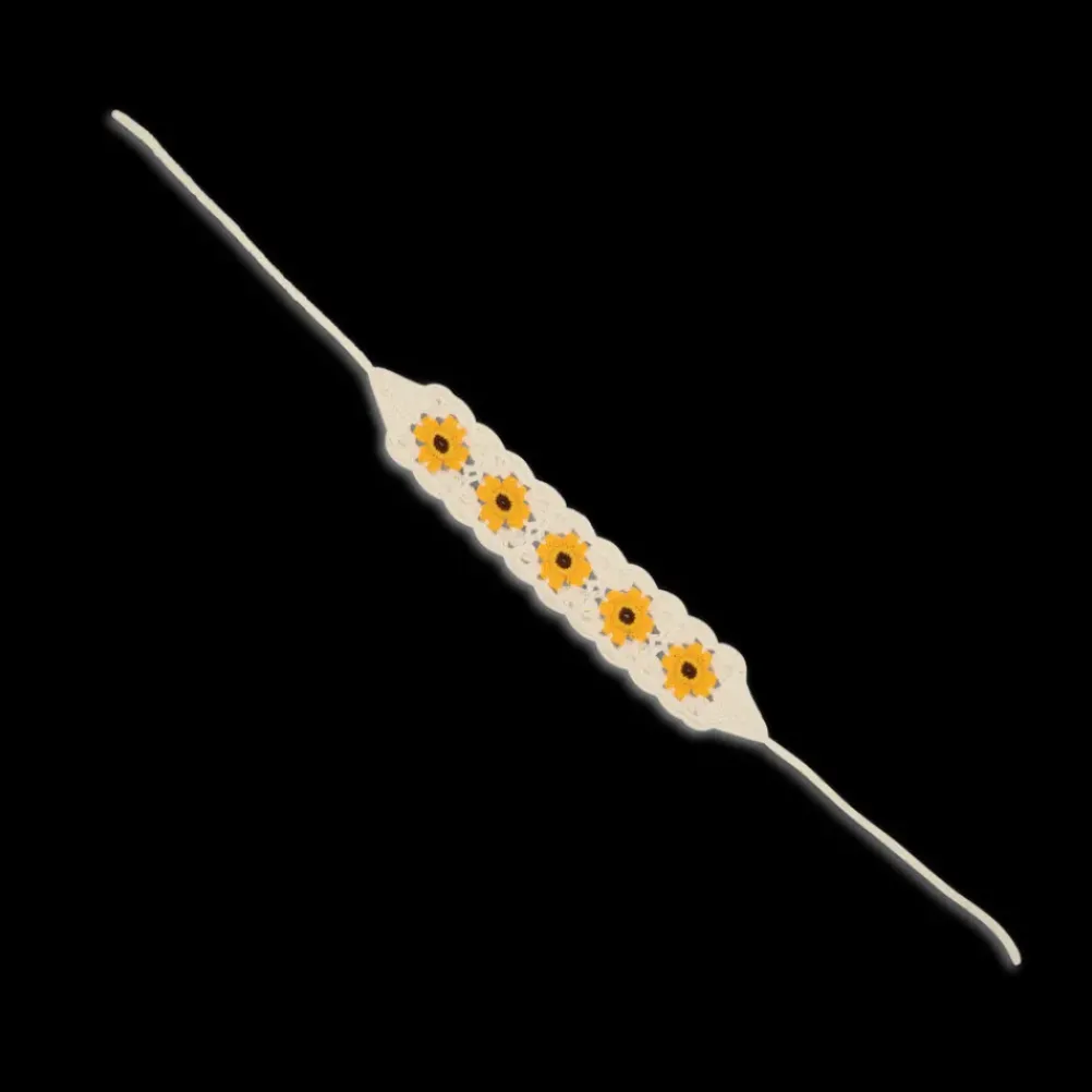 SUI AVA Bohemian Headband Yellow Sunflower