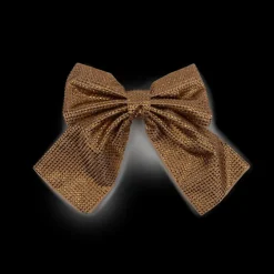 SUI AVA Kelly Crystal Bow Taupe