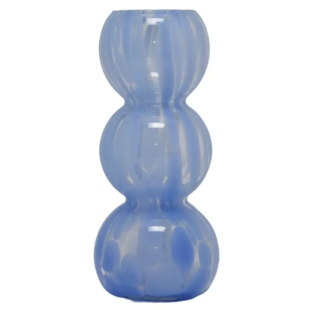 Vase Bubble Blue 11x25.5